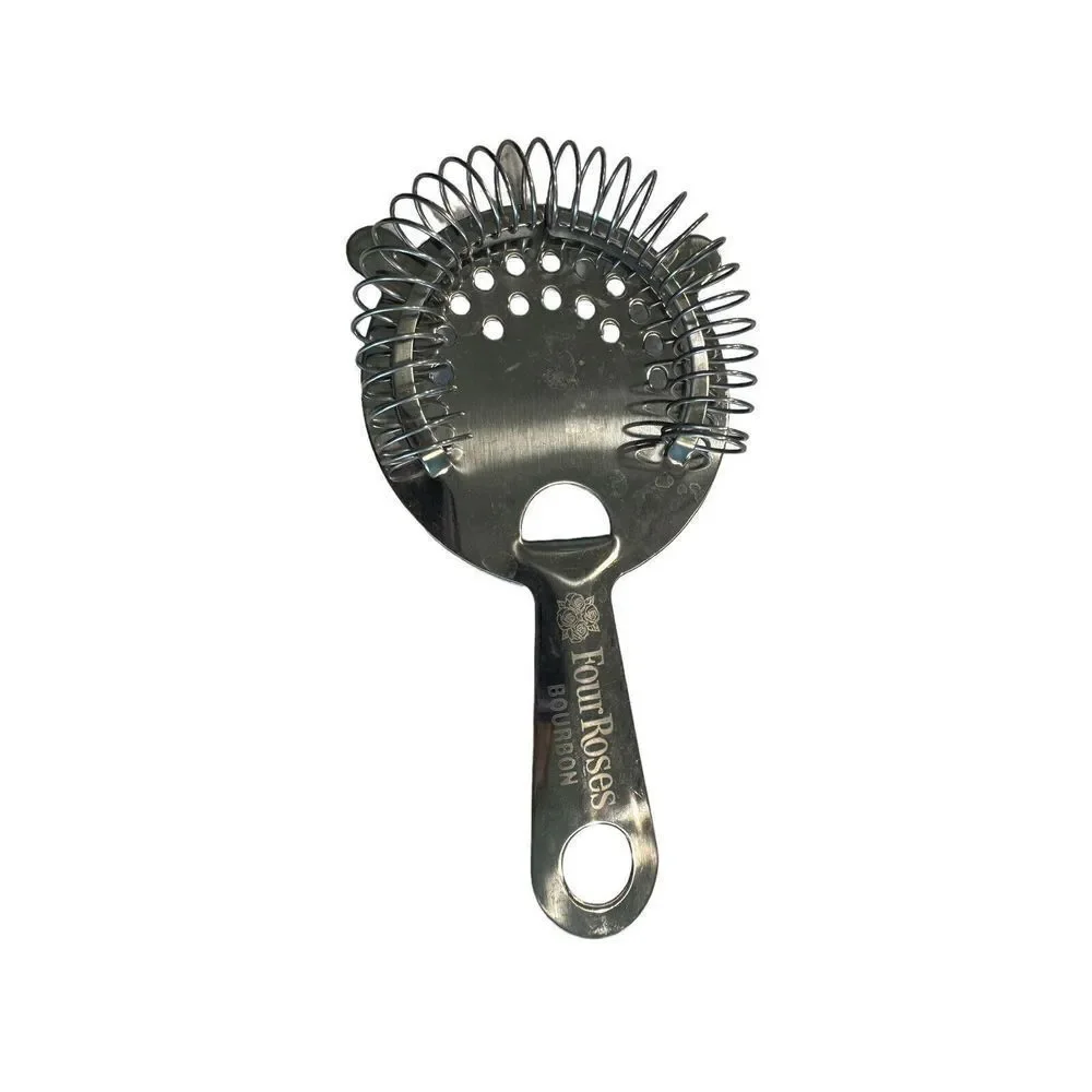 Four Roses Bourbon Cocktail Ice Strainer Bar ware Tool 2 Prong‎